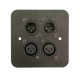 2x male and 2x female 3 pin xlr to rj45